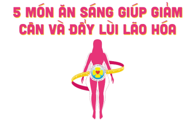5 món ăn sáng giúp giảm cân và đẩy lùi lão hóa
